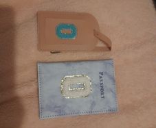 travel tag and passport cover