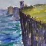3 rock mountain watercolour Image 5