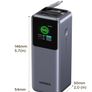 UGREEN 20000mAh 165W Power Bank Fast Charging, Built-in Retractable USB C Cable 3-Way Output Laptop Portable Charger Image 8