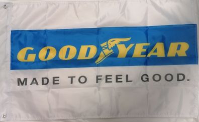 Goodyear Tyre flag 90cm x 60cm.