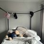canopy bed metal 120x200 cm Image 3