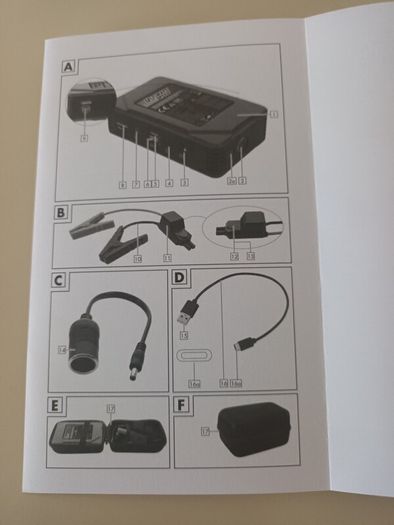 Portable Jump Starter with Power Bank 12000