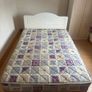 Double Bed with white headboard Image 2