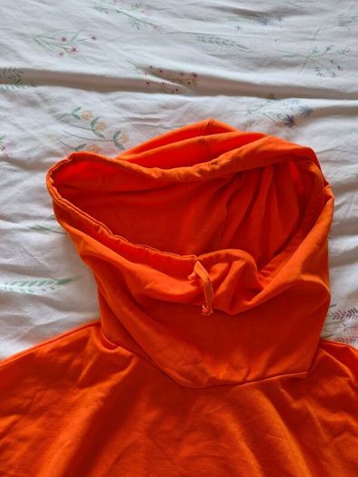 Orange Light Hoody Top