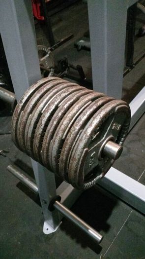Marcy 120kg Tri-Grip Olympic Cast Iron Weight Set