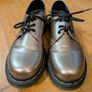 Doc Martens Vegan Gold Boots Size 7 Image 2