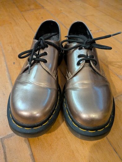 Doc Martens Vegan Gold Boots Size 7