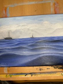 ocean painting