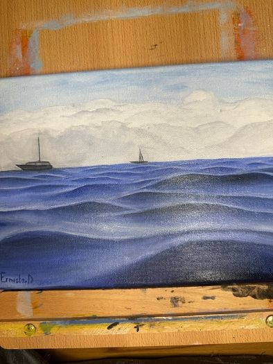 ocean painting