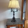 candelabera styled table lamp pair Image 2