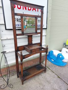 vintage hall stand