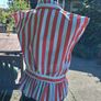 Stunning striped peplum style blouse with tie detail by ZARA Image 3