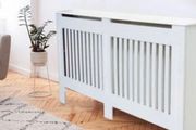 Modern White Radiator Cover Elegantly Designed Multiple Sizes Available (free Postage)