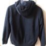 SALE!  Boys' Black Long Sleeve Hooded Knitted Cardigan with Fleece Lining Image 3