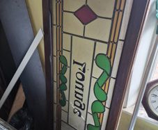 Two ornate glass partitions for sale