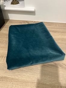 Upholstery fabric - thick velvet - teal