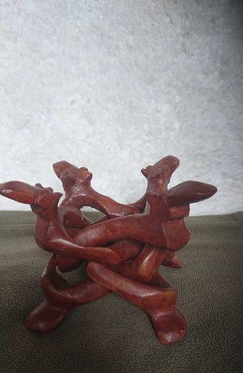 Wooden Bowl / Sage Stand .
