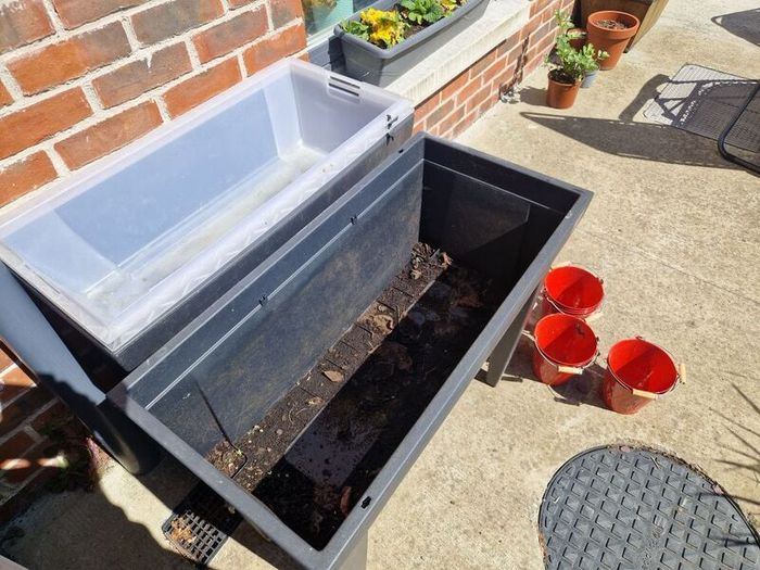 Planter / Mini greenhouse, flower pots
