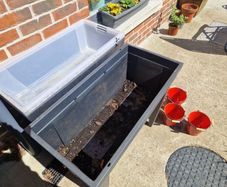 Planter / Mini greenhouse, flower pots