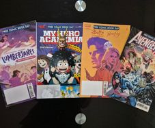 Bundle of 4 Free Comic Book Day Issues (Marvel, Manga, Buffy, Lumberjanes)