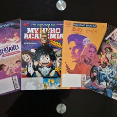 Bundle of 4 Free Comic Book Day Issues (Marvel, Manga, Buffy, Lumberjanes)