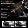 Miracase Car Phone Holder, Stable Double Steel-Hook Air Vent Car Phone Mount Cradle 360Rotation, One Button Release Mobile Phone Holder for iPhone, Galaxy, All 407 Smartphones Image 2