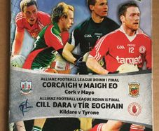 29th April 2012. GAA (Gaelic Football) Programme. Cork V Mayo & Killdare V Tyrone. @ Croke Park