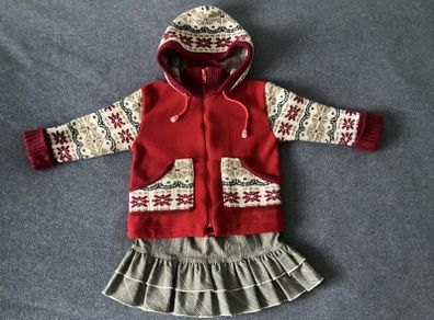 Jacket, trousers and skirt set, 1,5- 2 years