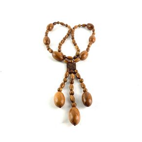 Vintage wooden necklace