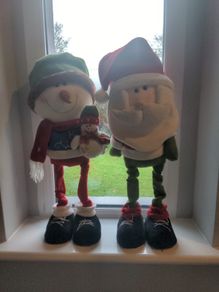 Christmas Santa and Snowman