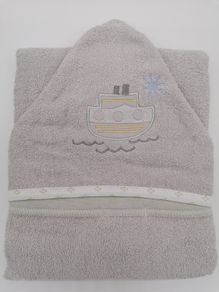 Baby Bath Towel Light Brown