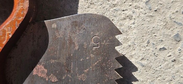 24" Disston D-8 hand saw 5 PPI