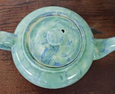 Carrig Ware ,Spongeware/ dripware Teapot
