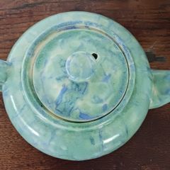 Carrig Ware ,Spongeware/ dripware Teapot