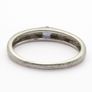 925 Vintage Sterling Silver & Dark Amethyst Ring Image 4