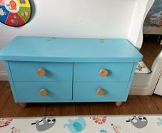 Blue Kids Chest of Drawers - 4 Drawers