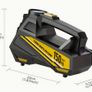 Portable Air Compressor Pump with an LED Light, Suitable for Cars, Motorcycles, And Bicycles - DC 12V, 150 PSI, new, unopened. Image 4