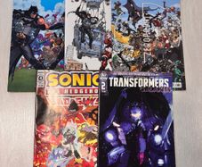 Fortnite, Transformers and Sonic Comics