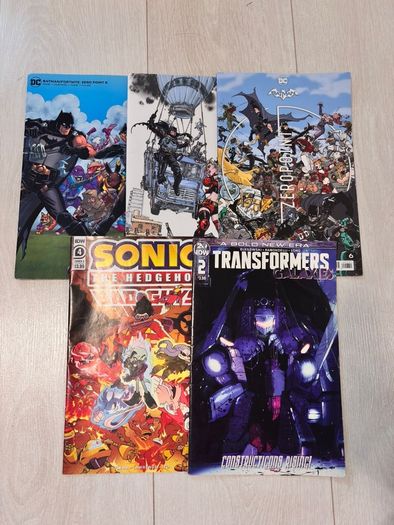 Fortnite, Transformers and Sonic Comics