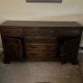 Antique Solid Oak Sideboard Image 3