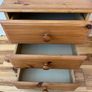 Wooden bedside locker x 2 Image 9