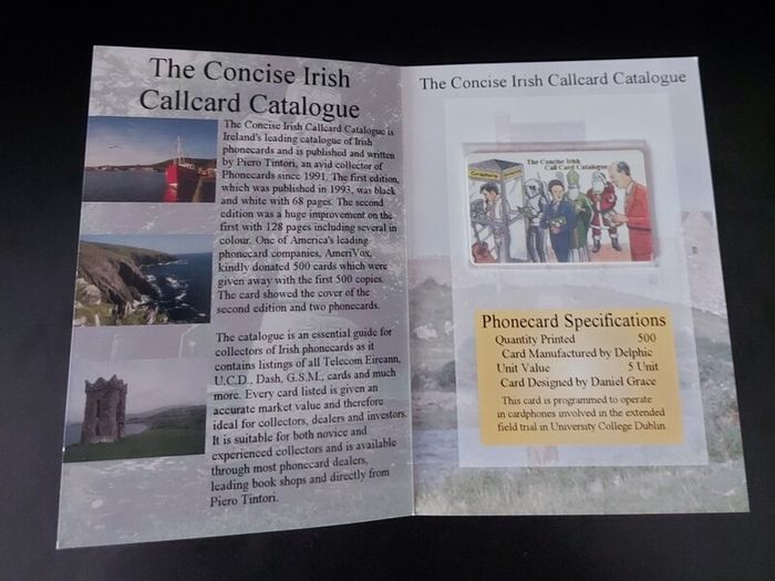 Concise Callcard Catalogue Folder