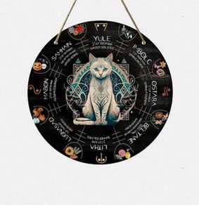 Witchy House decoration wth Imbolc, Beltane, Samhain & more