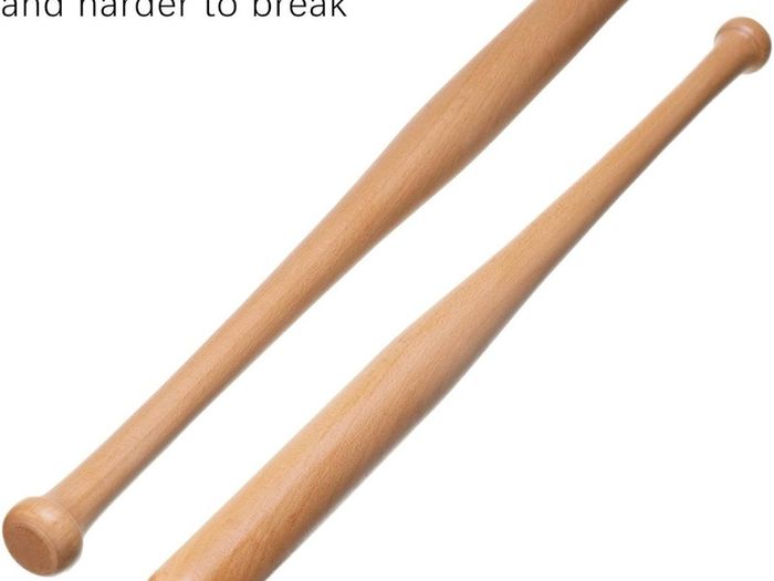 34 32 30 28 inch Available Wooden Baseball Bat Adult Kids Baseball Bar Stick Anti-Slip Long Lightweight for Training and Practise