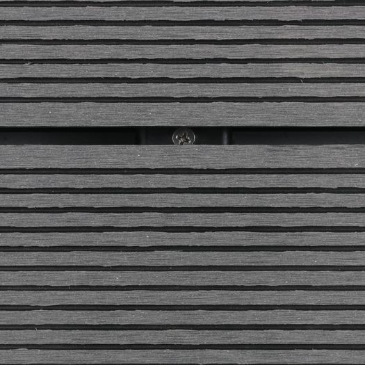 Outdoor Shower Tray WPC Stainless Steel 110x62 cm Grey