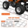 Aluminum Ramps, 1250lbs, Straight Ramp with Treads and Load Straps, Portable Loading Ramp for Motorcycles, ATVs, Trucks, Lawn Mower, Dirt Bike, Garden Tractor, 78"L x 12"W, 2Pcs Image 4