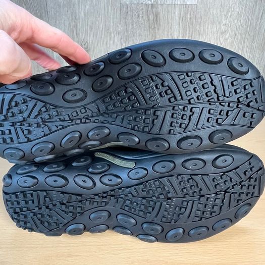 Merrell Jungle Moc Shoes in Midnight Black Suede Leather Size UK 9 EU 43.5 BNWT