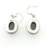 Vintage 925 Sterling Silver & Mystic Topaz Ornate Earrings Image 4