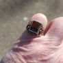 Large Green Citrine Sterling Silver Ring Image 3