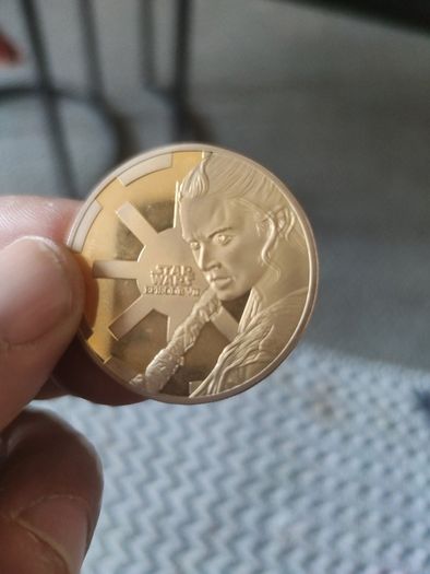 Star Wars / Film - Medaille - 24 Karat Vergoldet - Koloriert - Selten